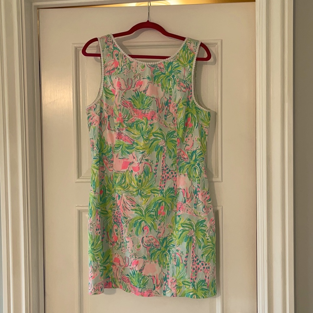 Mila Lilly Pulitzer Dress Seasalt Blue on Parade